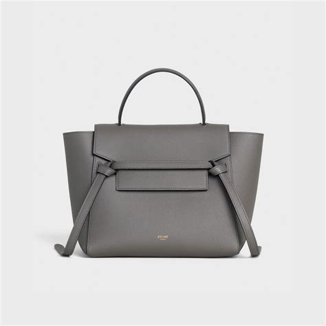 celine micro grey|MICRO BELT BAG IN GRAINED CALFSKIN .